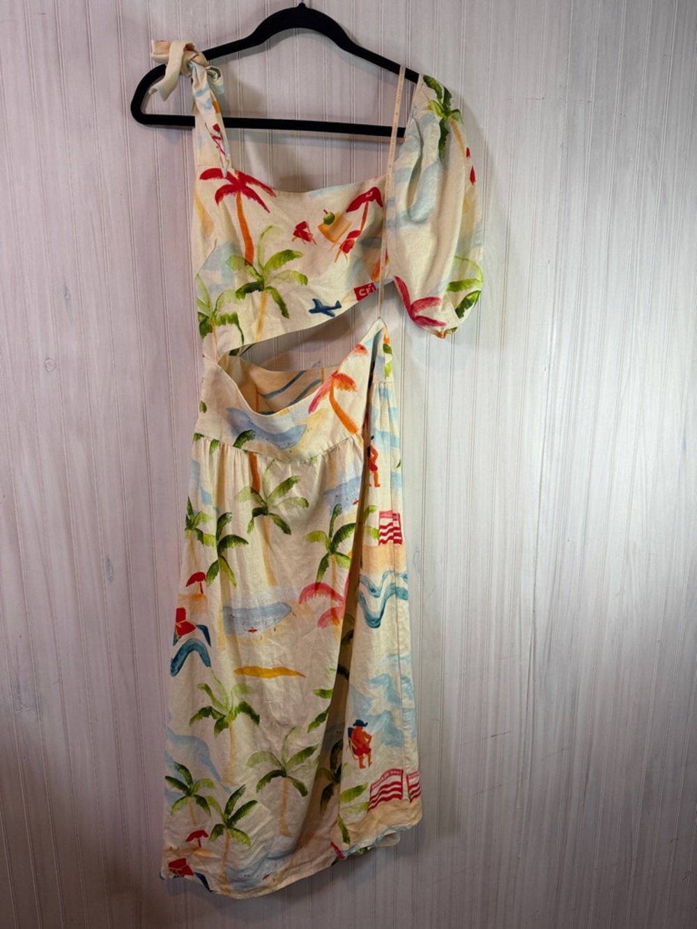 Farm rio copacabana one sleeve dress small - Picture 2 of 5
